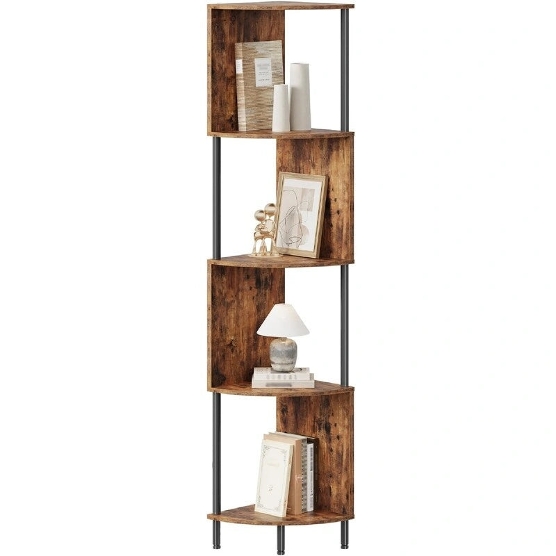 Corner Shelf Stand, Heavy-Duty Display Stand, Easy Assembly, Versatile Organizer for Bedroom & Bathroom