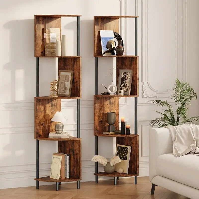 Corner Shelf Stand, Heavy-Duty Display Stand, Easy Assembly, Versatile Organizer for Bedroom & Bathroom