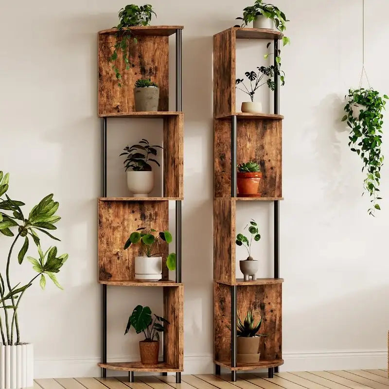Corner Shelf Stand, Heavy-Duty Display Stand, Easy Assembly, Versatile Organizer for Bedroom & Bathroom
