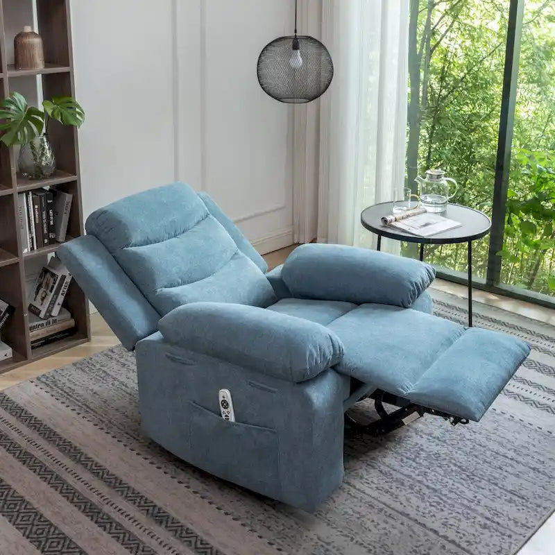 Elektrischer Relaxsessel mit verstellbarer Massagefunktion, Relaxsessel mit Heizsystem für das Wohnzimmer