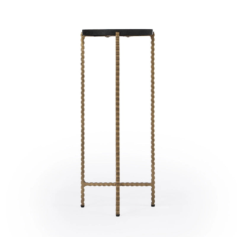 Granite Cross Legs Side Table