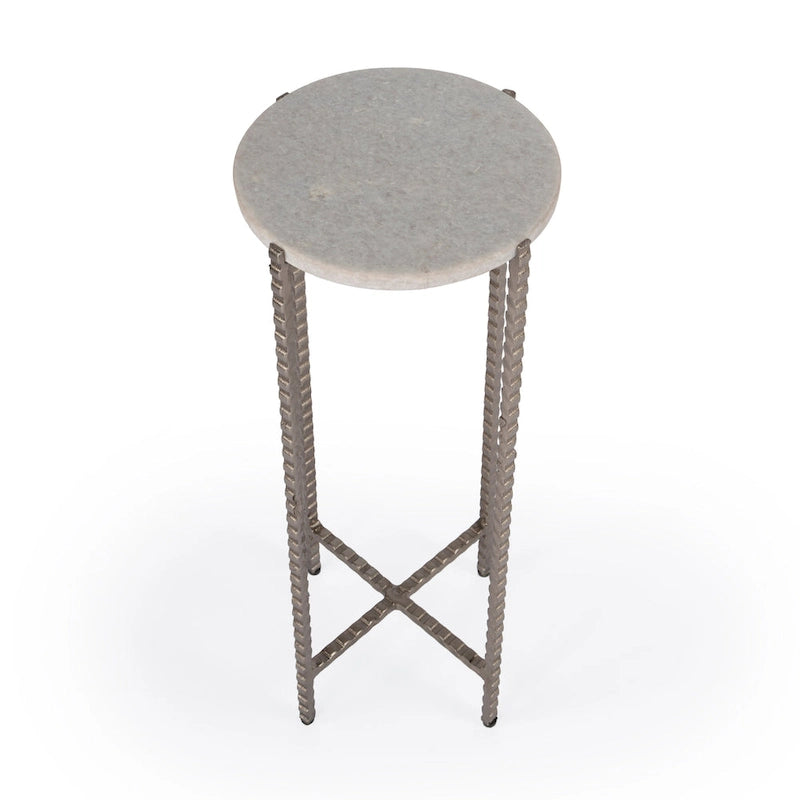 Granite Cross Legs Side Table
