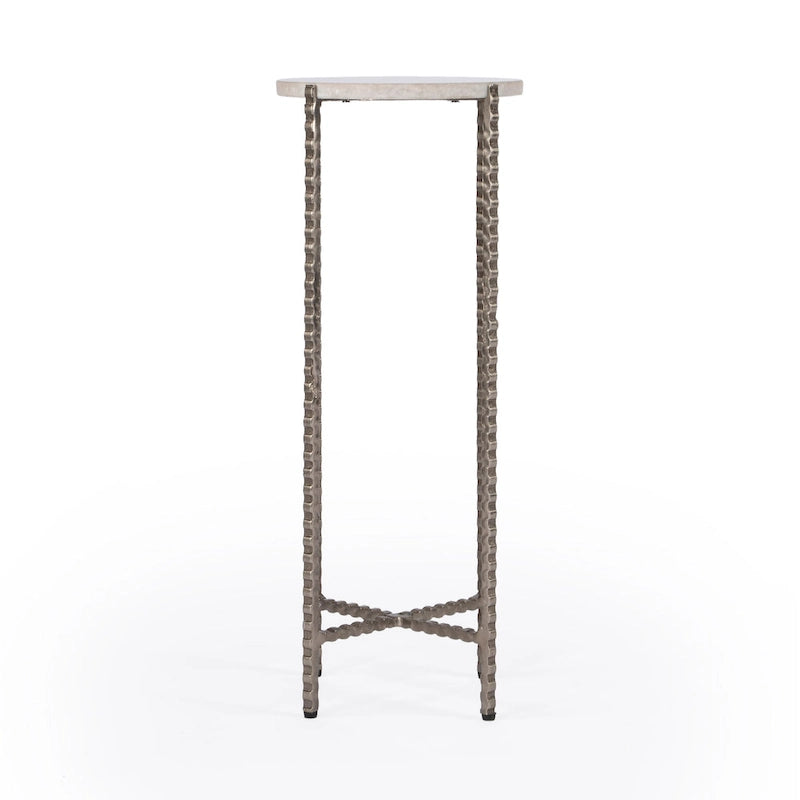 Granite Cross Legs Side Table