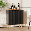 Sideboard Buffet Storage Cabinet with Adjustable Shelves - N/A