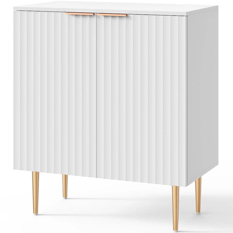 Sideboard Buffet Storage Cabinet with Adjustable Shelves - N/A