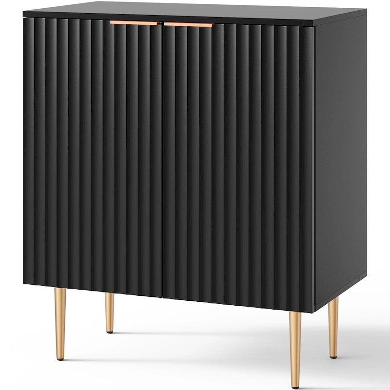 Sideboard Buffet Storage Cabinet with Adjustable Shelves - N/A
