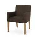 Upholstered Armchair, Modern Stylish Single Sofa Chair, Sturdy Wood Legs, Decor Chair for Bedroom Nook