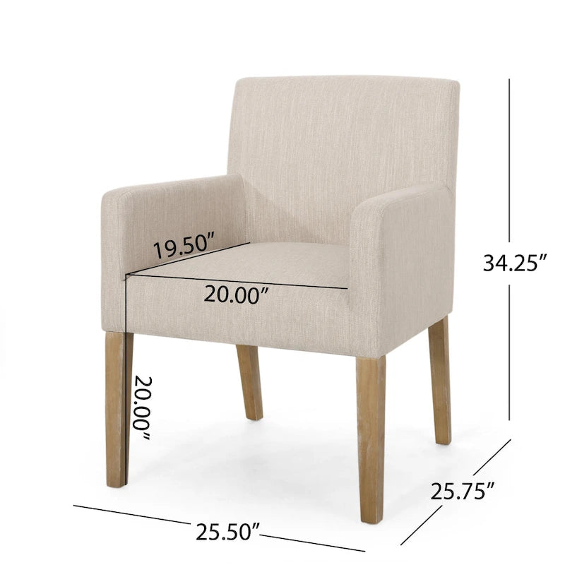 Upholstered Armchair, Modern Stylish Single Sofa Chair, Sturdy Wood Legs, Decor Chair for Bedroom Nook