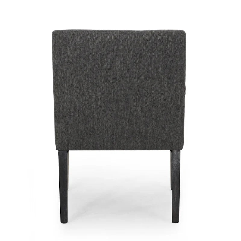 Upholstered Armchair, Modern Stylish Single Sofa Chair, Sturdy Wood Legs, Decor Chair for Bedroom Nook