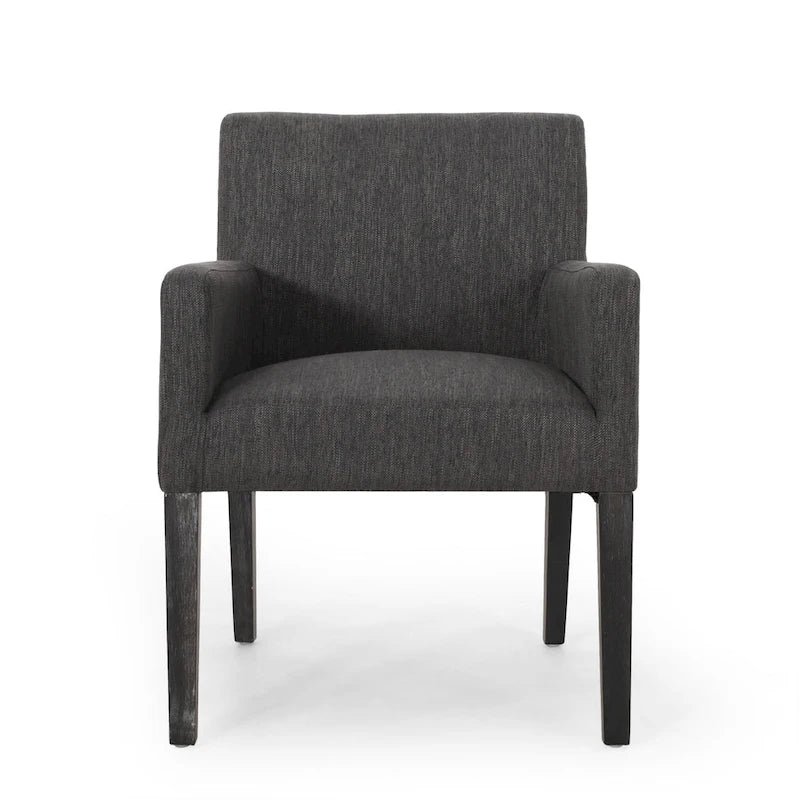 Upholstered Armchair, Modern Stylish Single Sofa Chair, Sturdy Wood Legs, Decor Chair for Bedroom Nook