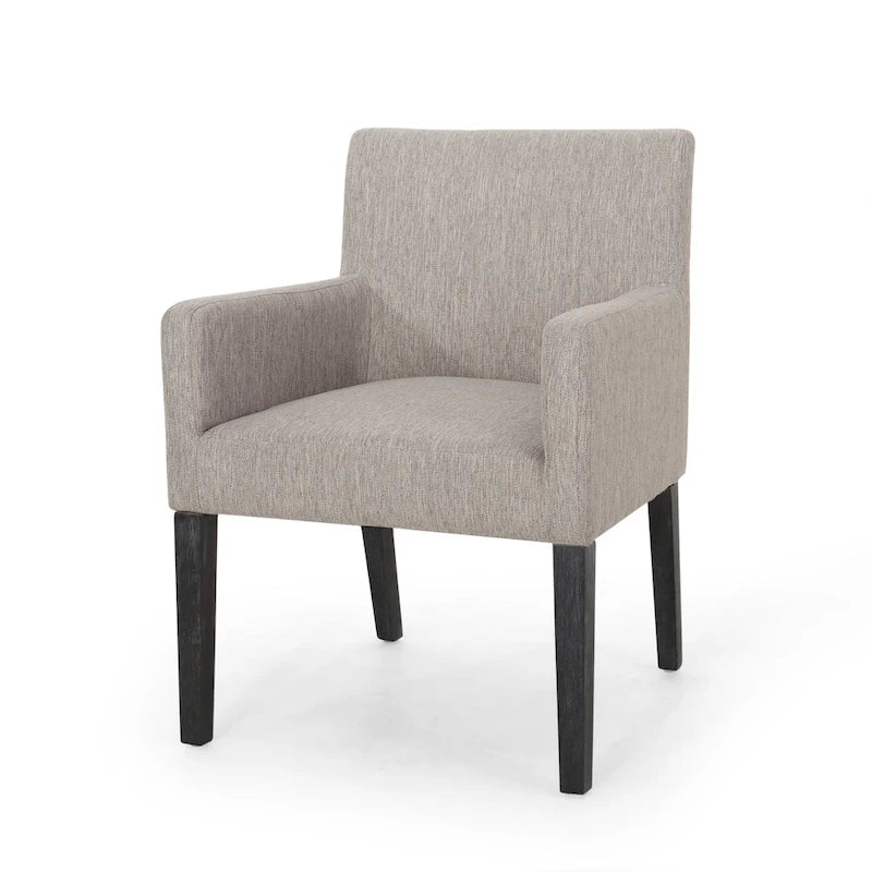 Upholstered Armchair, Modern Stylish Single Sofa Chair, Sturdy Wood Legs, Decor Chair for Bedroom Nook