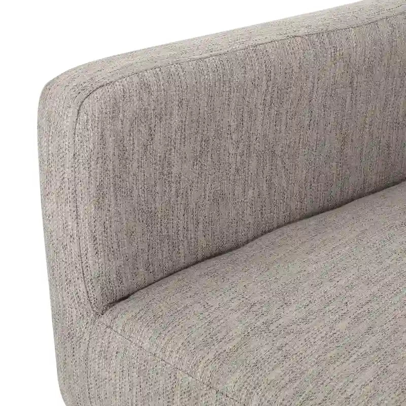 Upholstered Armchair, Modern Stylish Single Sofa Chair, Sturdy Wood Legs, Decor Chair for Bedroom Nook
