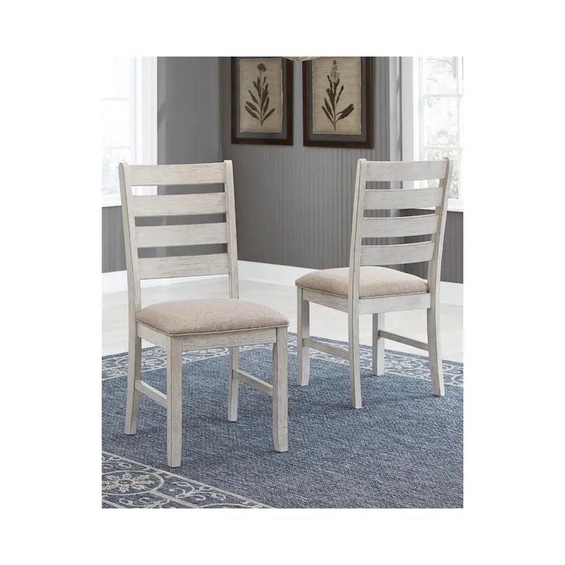 Whitewashed Dining Chairs (Set of 2)