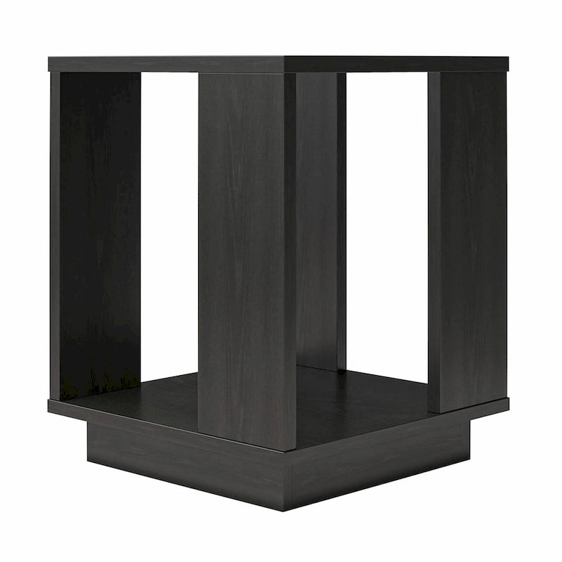 Contemporary Side Table, Sturdy Modern Accent End Table for Living Room, Easy Assembly