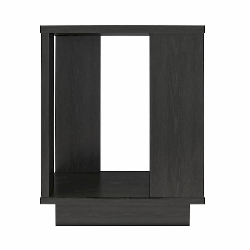 Contemporary Side Table, Sturdy Modern Accent End Table for Living Room, Easy Assembly