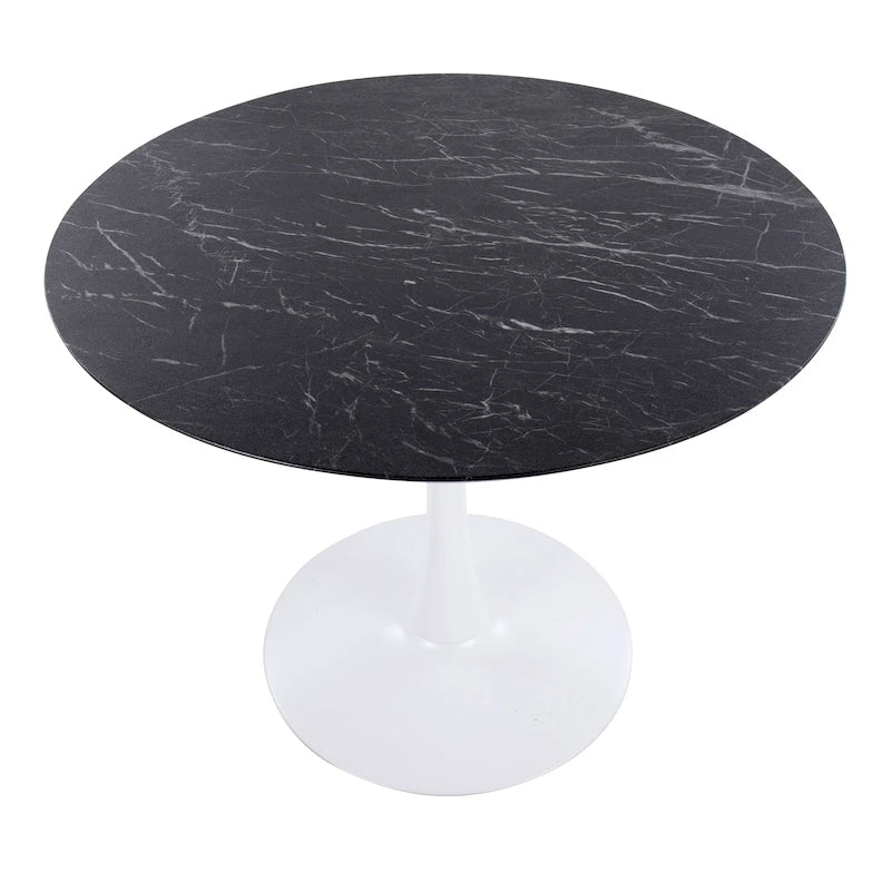 Table à manger moderne, table de dîner minimaliste haut de gamme, structure robuste, table idéale pour la cuisine et la maison