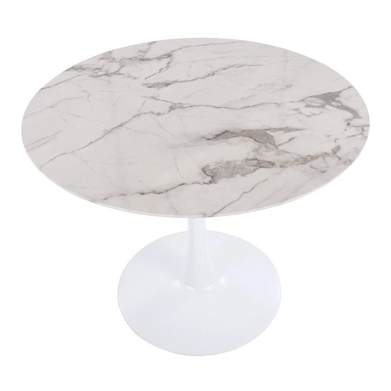 Table à manger moderne, table de dîner minimaliste haut de gamme, structure robuste, table idéale pour la cuisine et la maison