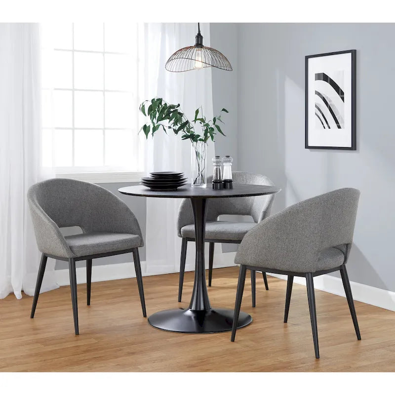 Modern Dining Table, Premium Minimalist Dinner Table, Sturdy Frame, Ideal Dining Table for Kitchen & Home