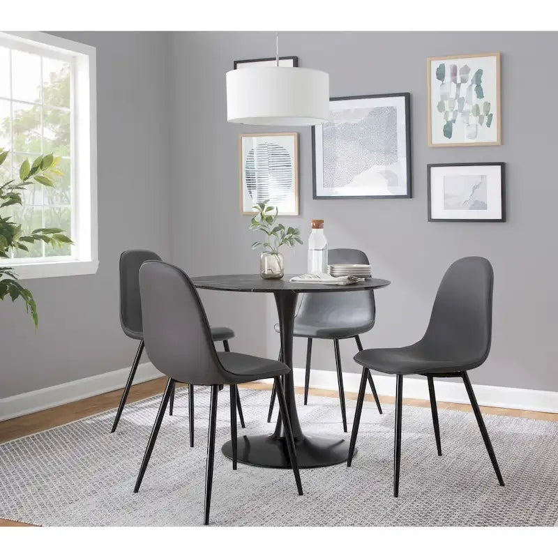 Modern Dining Table, Premium Minimalist Dinner Table, Sturdy Frame, Ideal Dining Table for Kitchen & Home