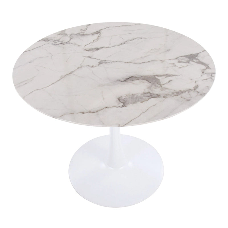 Modern Dining Table, Premium Minimalist Dinner Table, Sturdy Frame, Ideal Dining Table for Kitchen & Home