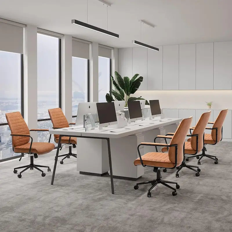 Bürostuhl, Computer-Schreibtischstuhl, Mid-Century-Homeoffice-Stuhl