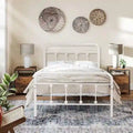 Metal Platform Bed Frame with Headboard and Footboard, No Box Spring Needed