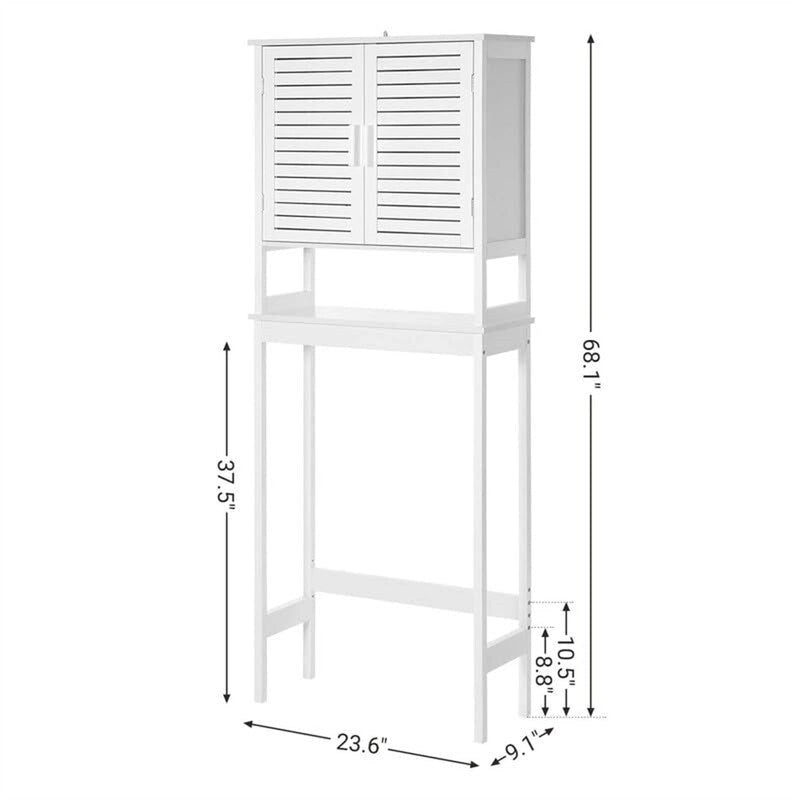 Meuble de rangement au-dessus des toilettes - 9.1P x 23.6L x 68.1H