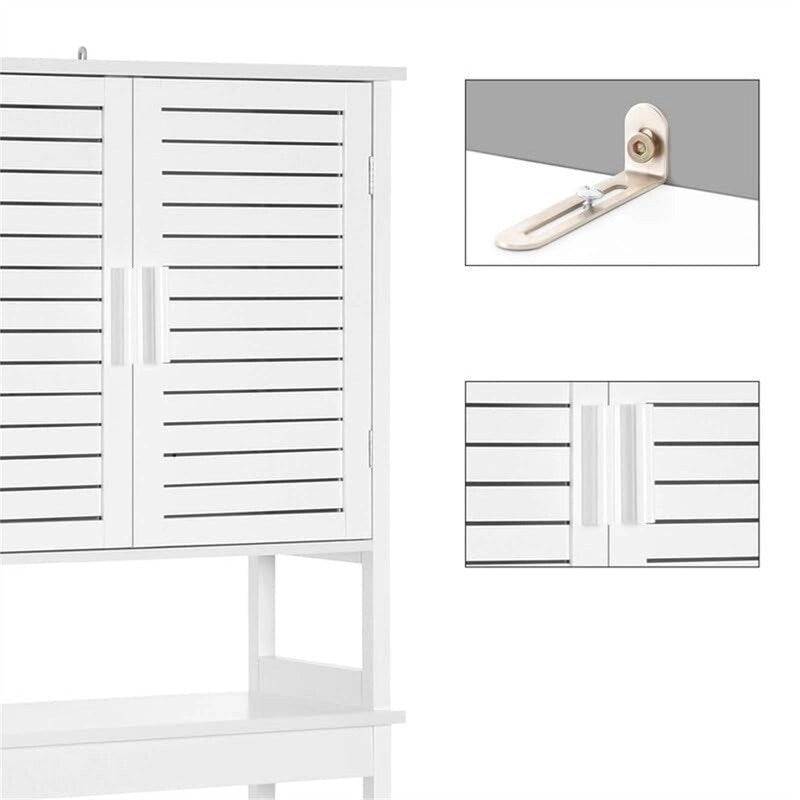 Meuble de rangement au-dessus des toilettes - 9.1P x 23.6L x 68.1H