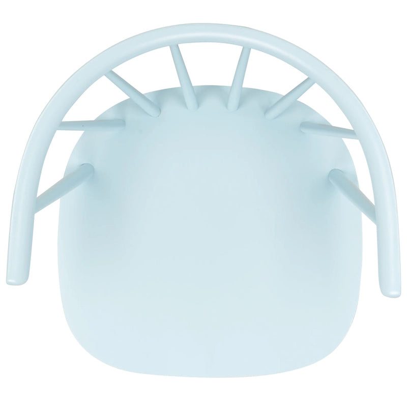 18-inch Curved Spindle Side Chair [SET of 2] - 21W x 21D x 30H