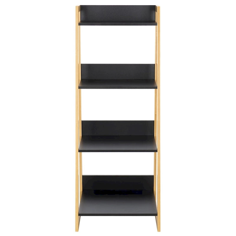 4 Tier Shelf, Modern Open Storage Rack, Easy Assembly, Stylish Display Stand for Home & Apartment Decor