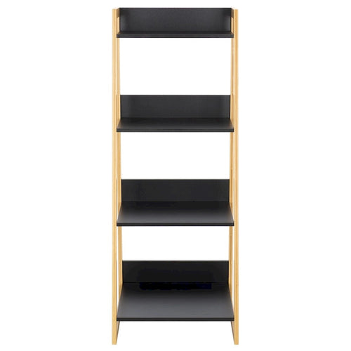 Étagère à 4 niveaux, meuble de rangement ouvert moderne, montage facile, présentoir élégant pour la décoration de la maison et de l’appartement