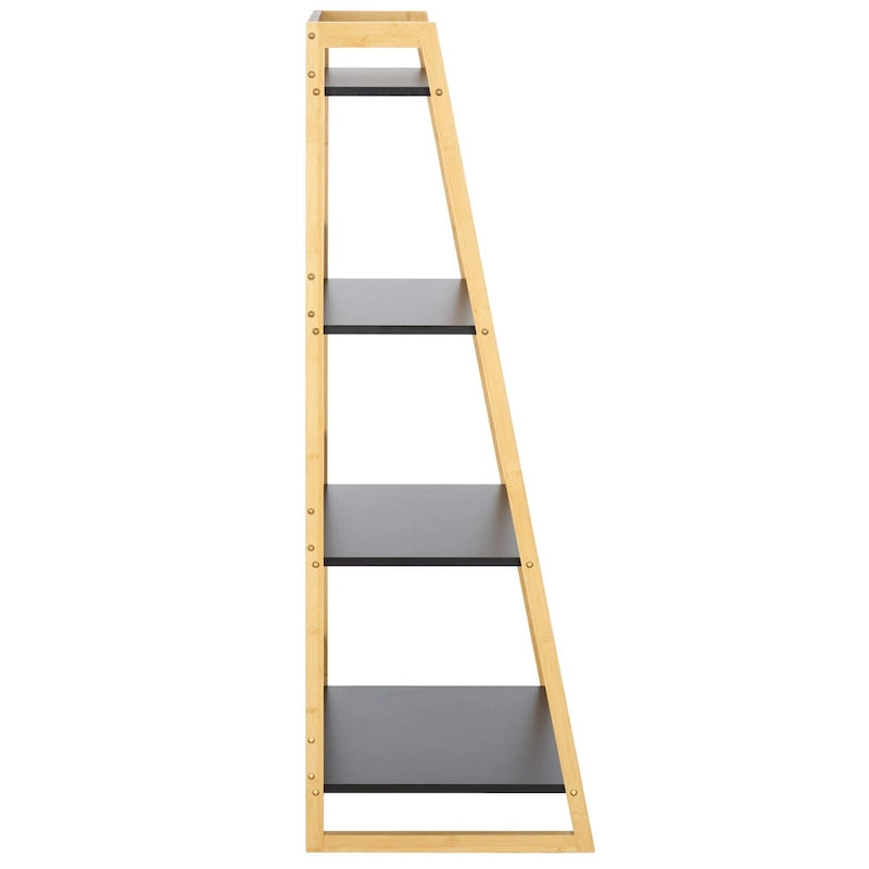 4 Tier Shelf, Modern Open Storage Rack, Easy Assembly, Stylish Display Stand for Home & Apartment Decor